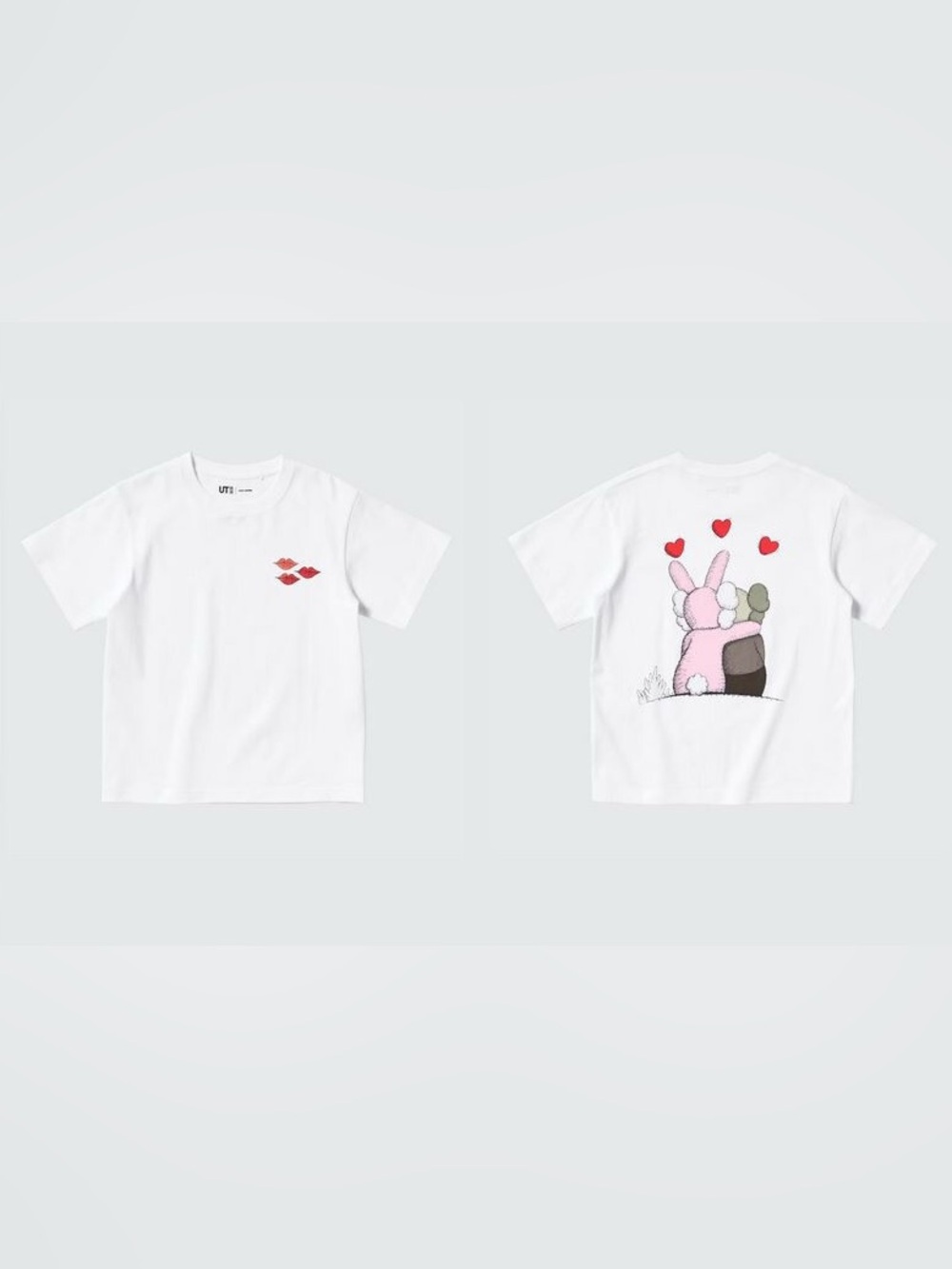 Kaws+Warhol Lip Unisex Graphic tee